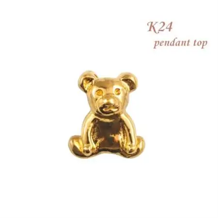 【山梨県】【ジュエリー】K24 pure gold Bear/ベアー ペンダントトップ【配送不可地域：離島・沖縄県】【1644901】