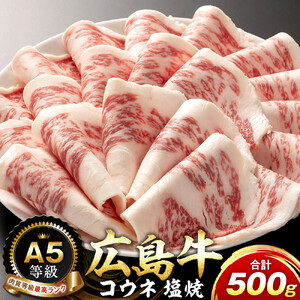 A5等級広島牛 コウネ 塩焼 500g