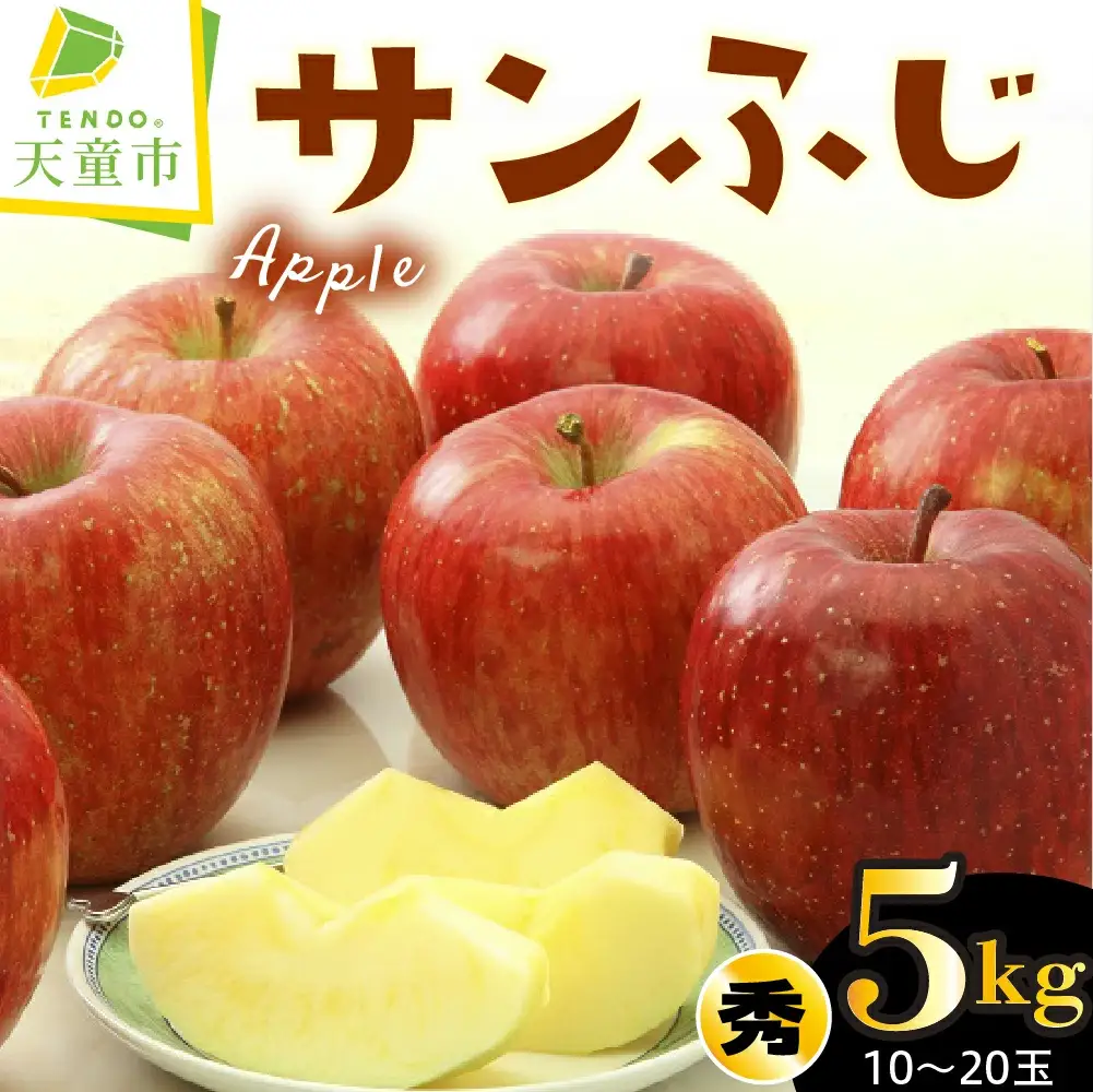 りんご ( サンふじ ) 5kg フルーツ 果物 山形 08-01-062