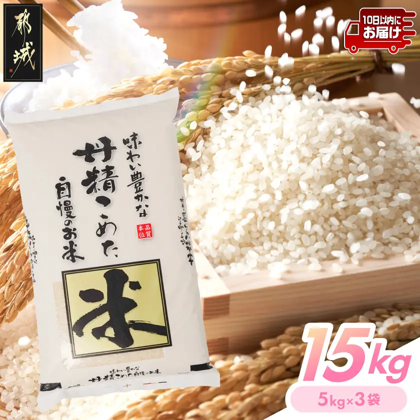 都城産米と国産米ブレンド 15kg≪みやこんじょ特急便≫_AE-33-001-15kg-Q_(都城市) お米 国産ブレンド米 15kg 精米