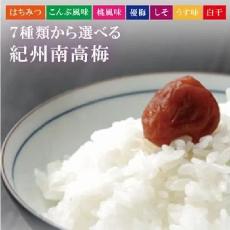 【贈答用】紀州南高梅 食べ比べセット 500g×2　（はちみつ・桃風味）【inm900-3C】