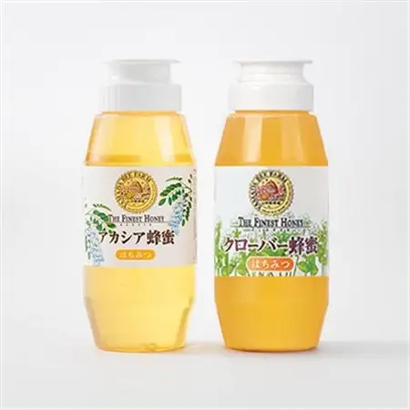 アカシア蜂蜜300g、クローバー蜂蜜300g (48588)【1699311】