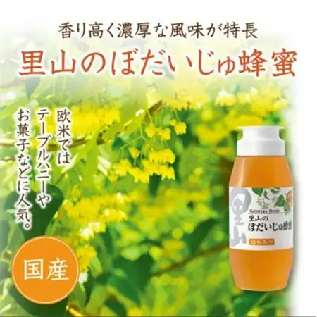 里山のぼだいじゅ蜂蜜(国産)300g (3057)【1702895】