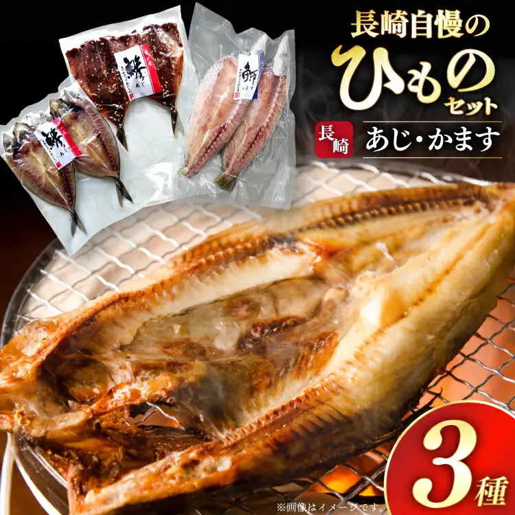 干物 長崎 平戸 あじ かます 6枚 セット 詰め合わせ [篠崎海産物店 長崎県 平戸市 hr42bgy410222]