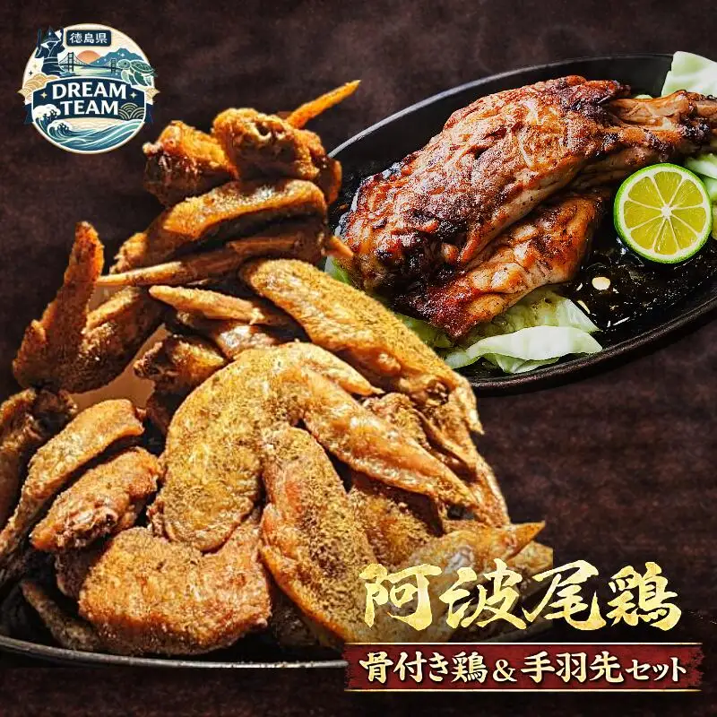 骨付鳥 手羽先 阿波尾鶏 12本セット 骨付き鳥 骨付き鶏 骨付き 鶏肉 肉 骨付き肉 手羽先鶏 味付き スパイス 温めるだけ おかず ディナー 誕生日 記念日 パーティー グルメ お取り寄せ おすすめ 藍住町 徳島県 ドリームチーム