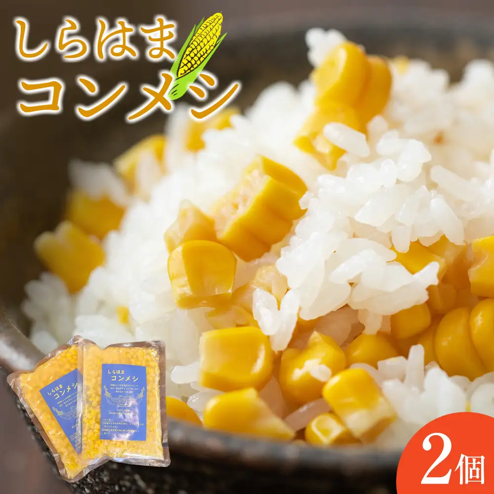 しらはまコンメシ 2袋 セット わかやましらはま農家 特製 炊き込みご飯の素