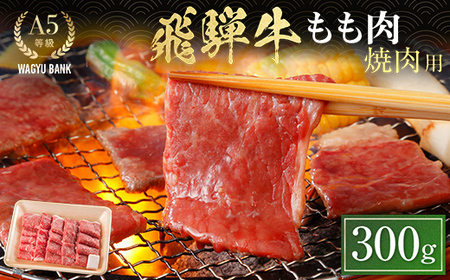 飛騨牛もも肉 焼肉用 300g 飛騨牛 A5等級 和牛 黒毛和牛 F4N-2665