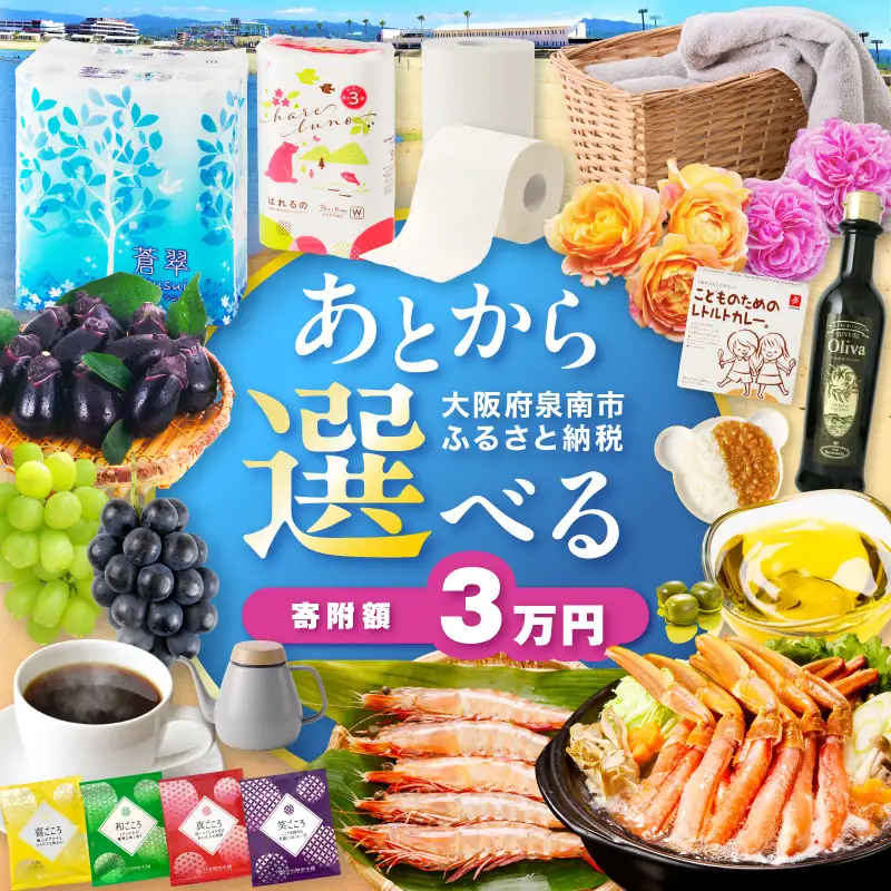 あとからセレクト【ふるさとギフト】3万円【119C-001】