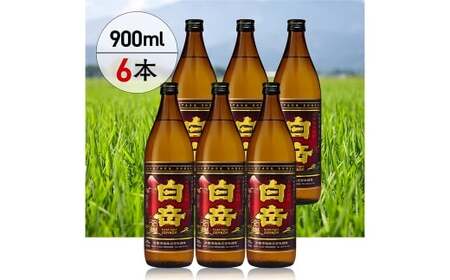球磨焼酎 「 白岳全麹 900ml 」 6本 焼酎 お酒 酒 アルコール 米焼酎 白岳 全麹仕込