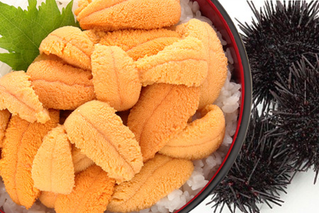 ムラサキウニ塩水パック70g～80g×2P[6月上旬以降発送] A-24001