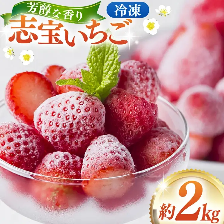 いちご 冷凍志宝いちご 約 2kg [モアショップヤマモト 石川県 宝達志水町 38601348]