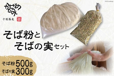 そば粉とそばの実セット [福岡県 筑紫野市 5004]