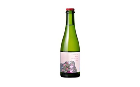 ふくしまももSPARKLING2025 375ml カートン入り ワイン ワイナリー スパークリングワイン ペアリング 贈り物 ギフト ふくしま 逢瀬ワイナリー 東北 福島県 郡山市