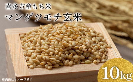 マンゲツモチ玄米（もち米）10kg　【07208-0804】