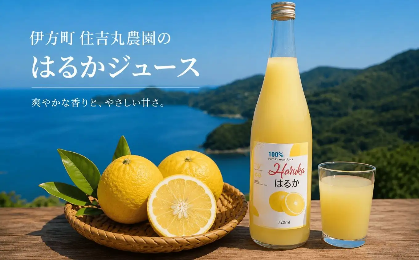 はるかジュース【ふるさと納税 人気 おすすめ ランキング はるかジュース みかん ミカン オレンジ 無農薬 有機栽培 佐田岬半島 農家直送 住吉丸農園 愛媛県 伊方町 送料無料】IKTBN002