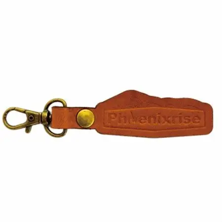 [LKH01]フェニックスライズのキーホルダー「レザーキーホルダー(ナチュラル)」【配送不可地域：離島・沖縄県】【1720556】