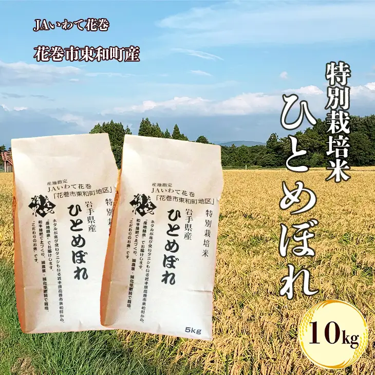 令和7年産東和町特別栽培米ひとめぼれ　10㎏