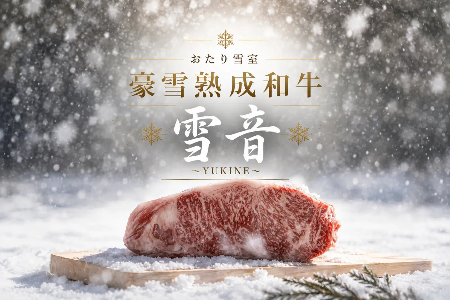 豪雪おたり 村民秘密のグルメ♡ 豪雪熟成和牛 ～雪音 YUKINE～