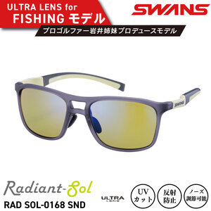 サングラス SWANS スポーツモデル スワンズ Radiant Sol RAD SOL-0168 ﾍﾝｺｳ ﾏﾙﾁ SND