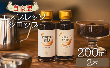 コーヒー 自家製エスプレッソシロップ 2本 コーヒー tc-0014