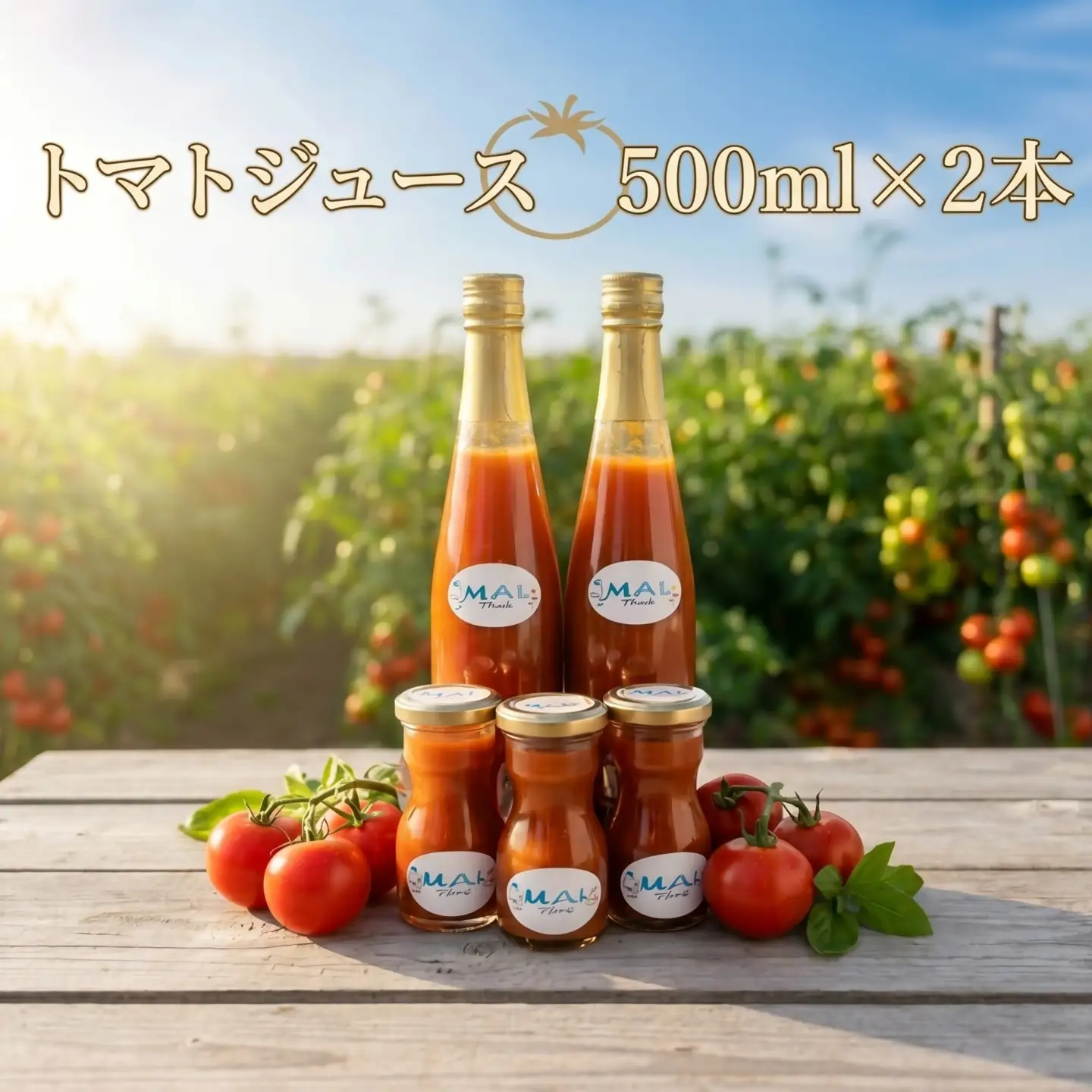 トマトジュース （500ml × 2本）