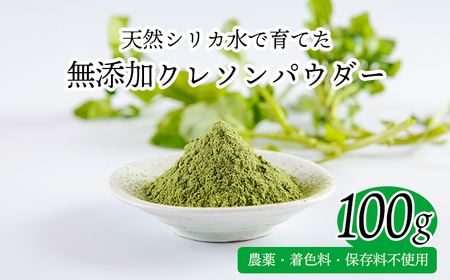 湧水育ちの高原町産天然クレソンパウダー100g TF0900-P00081