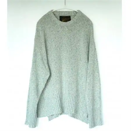 【ezu】color field sweater unabara /天然繊維◆海原◆Lサイズ【1720352】