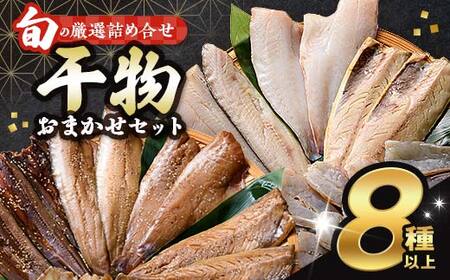 旬の干物 8種以上 おまかせセット 佐々木商店 干物 セット 詰合せセット 食べ比べ 岩手 三陸 山田町 職人仕込み 旬の魚 冷凍 焼くだけ お楽しみ 子供向け YD-1051
