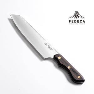 【FEDECA】三徳包丁 大 プレーン黒檀 001238