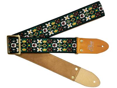 【ギターストラップ】 Elara Straps Knoxville Sequoia Green　ギター　ベース　アコースティックギター　アコギ　エレキギター　エレキ　ギターストラップ　ベースストラップ　エララストラップ　R7251