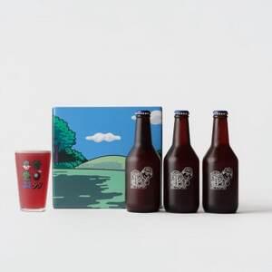 【多摩クラフトビール】多摩市産ブルーベリーを使用した地ビール　330ml×3本【配送不可地域：離島】【1690607】