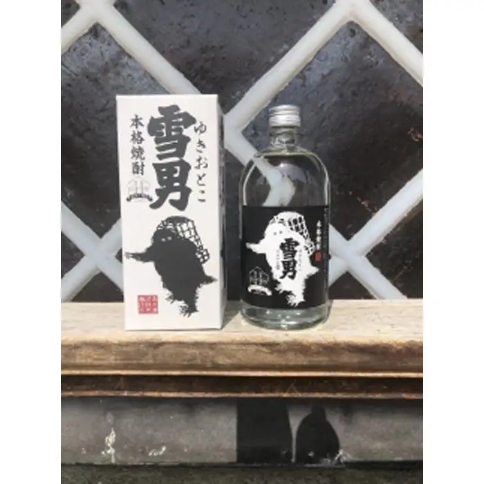 雪国のお酒「鶴齢」本格焼酎「雪男」720ml×1本