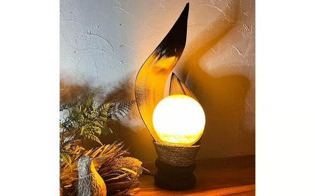 ヤシリーフのムーンランプE（LED電球付き）山梨県 甲斐市 BV-75