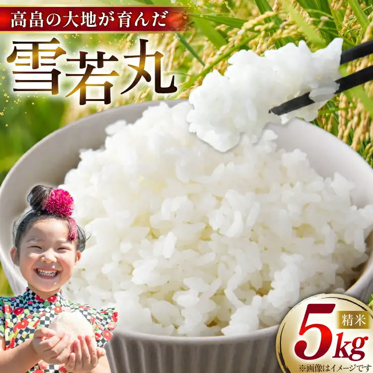 令和7年産 慣行栽培 雪若丸 5kg [石川重蔵商店 山形県 高畠町 tk06bcz280001]