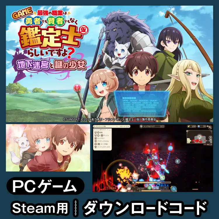 GAME 最強の職業は勇者でもなく賢者でもなく鑑定士（仮）らしいですよ？～地下迷宮と謎の少女～ Steamコード [サン電子 愛知県 江南市 ko23btu800001]