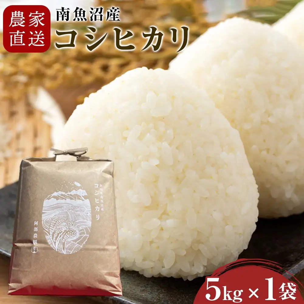 【令和7年産】農家直送　南魚沼産コシヒカリ　5kg(5kg×1袋）【2026年3月上旬より順次発送予定】【銘柄米 ブランド米 精米 こしひかり コシヒカリ 魚沼産 新潟米 産地直送 お米 米 こめ コメ ご飯 御飯 ごはん】