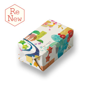 カルタ百人一首 化粧箱 (小) あられ おかき 小倉山荘 [1666]