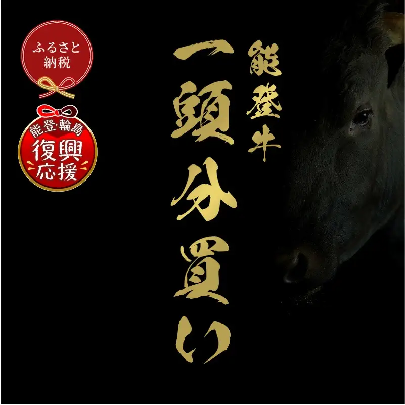 【和牛セレブ】能登牛 一頭買い（一括配送）　wa111　牛一頭飼い