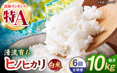 【先行予約】【6回定期便】山鹿市産 ヒノヒカリ 白米  10kg 【奥村果実園】[ZFK015]