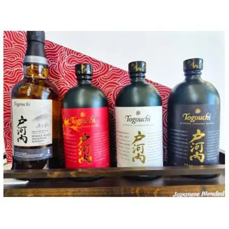 ジャパニーズウイスキー戸河内4本(シングルモルト、PREMIUM、PEATED、HIROSHIMA)【1722943】