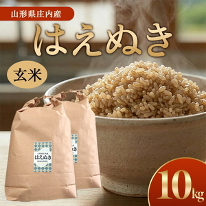 SC0682　令和7年産【玄米】はえぬき　10kg(5kg×2袋) GS