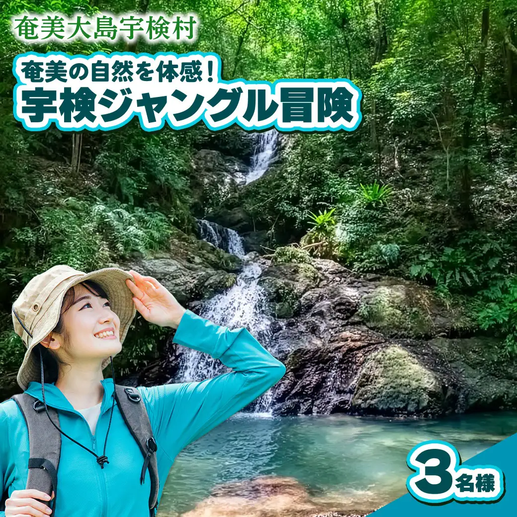 宇検ジャングル冒険 3名様 奄美大島 宇検村 鹿児島県 旅行 自然 冒険 完全プライベート