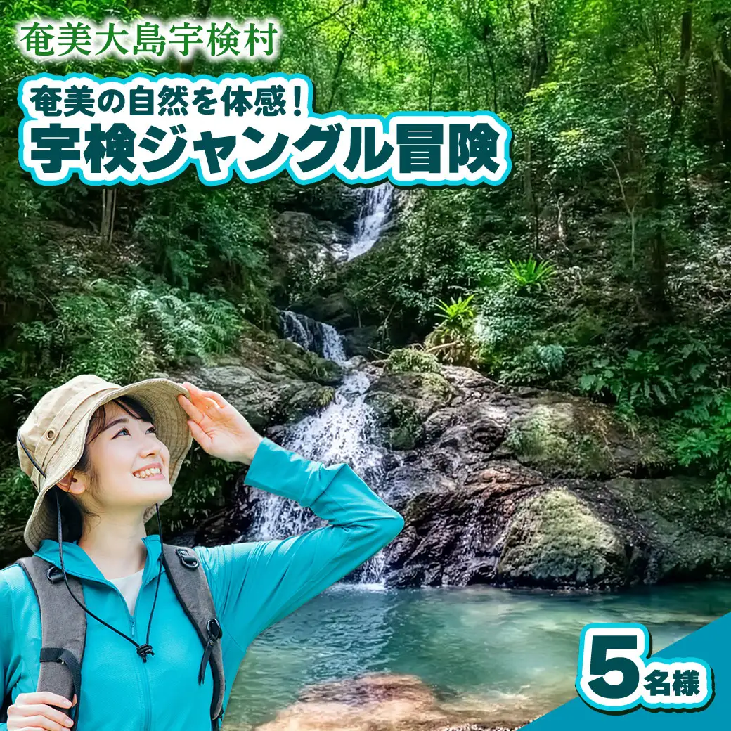 宇検ジャングル冒険 5名様 奄美大島 宇検村 鹿児島県 旅行 自然 冒険 完全プライベート