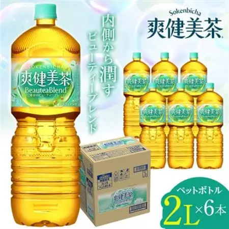 日本コカ・コーラ 爽健美茶 2L 6本 ペットボトル ケース【1721656】