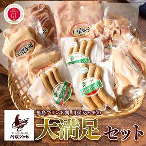 福島ブランド鶏 川俣シャモの大満足セット  FAF-0096