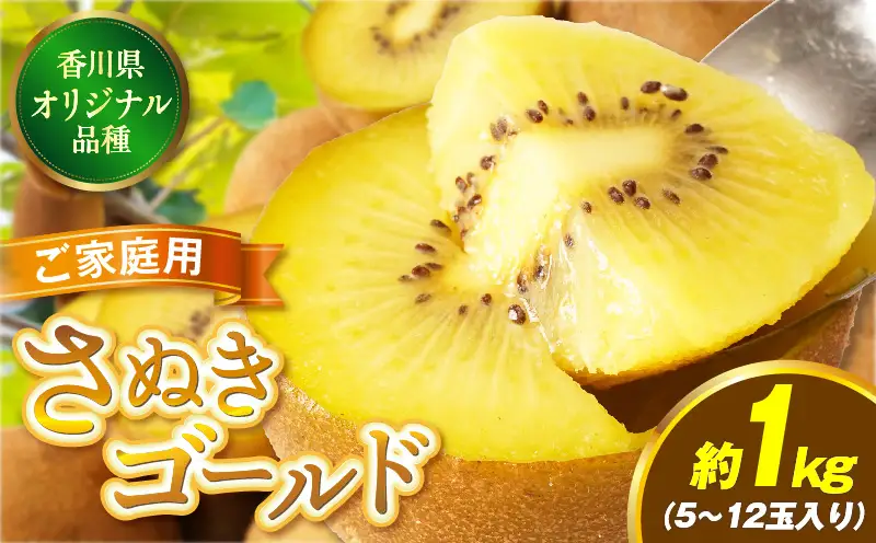 ご家庭用さぬきゴールドキウイ約1kg【香川県共通返礼品】 | 果物 フルーツ さぬきゴールド キウイ キウイフルーツ フレッシュ ジューシー 香り 爽やか 旬の果物 人気 おすすめ 贈答 贈り物 青果物 糖度 香川県 三木町 |_mk006-095