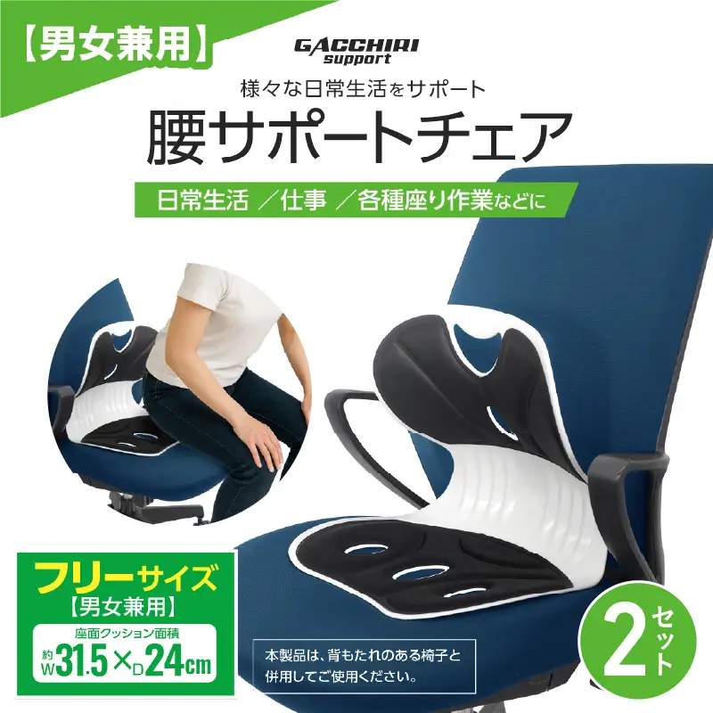 腰サポートチェア 2個セット