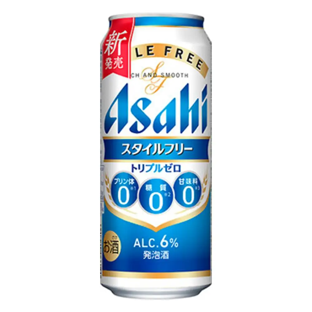 【福島のへそのまち　もとみや産】スタイルフリートリプルゼロ500ml×24本　【07214-0463】