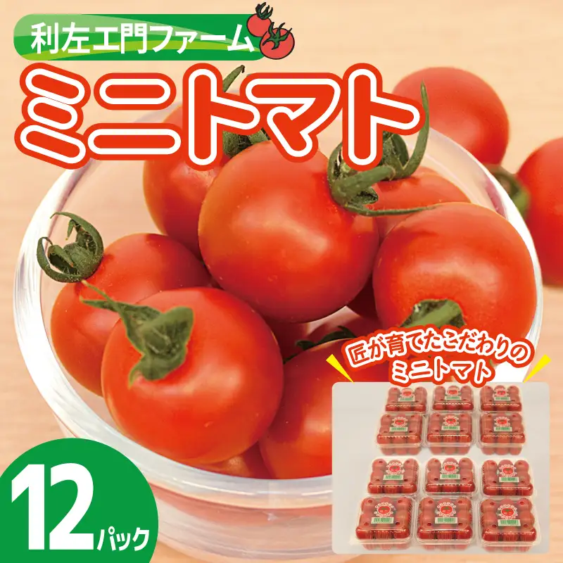 泉州産 新鮮ミニトマト 12パック 約2kg