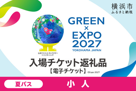 【電子チケット】GREEN×EXPO 入場チケット 夏パス（小人） SPC0001-12 SPC0001-12